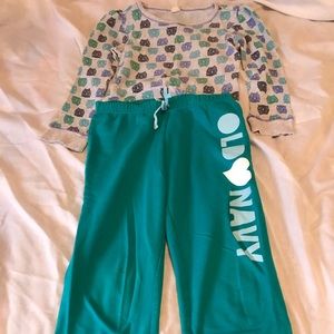 Matching set.  Old navy